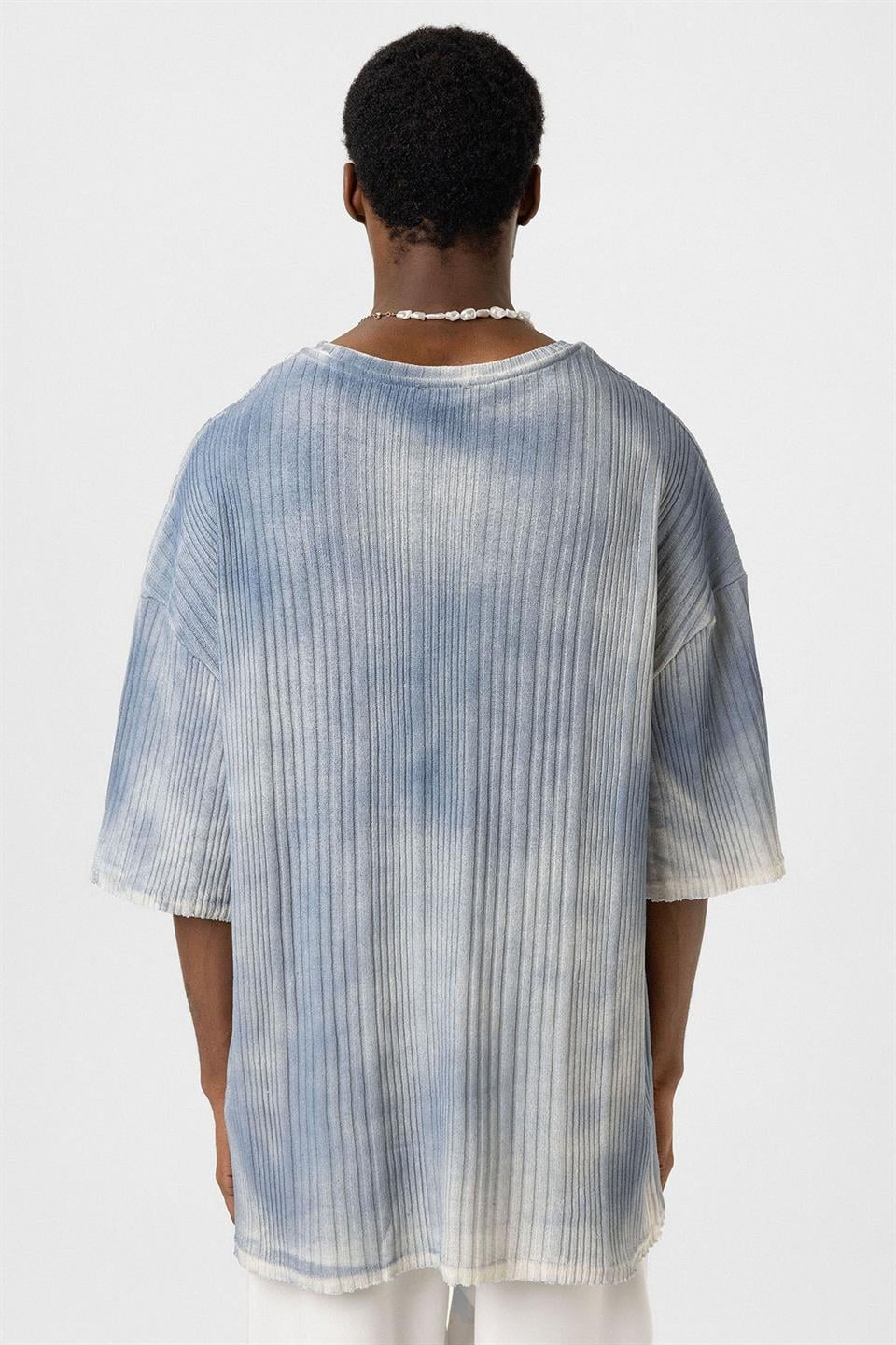 Oversized Knit T-Shirt (Machine Washable)