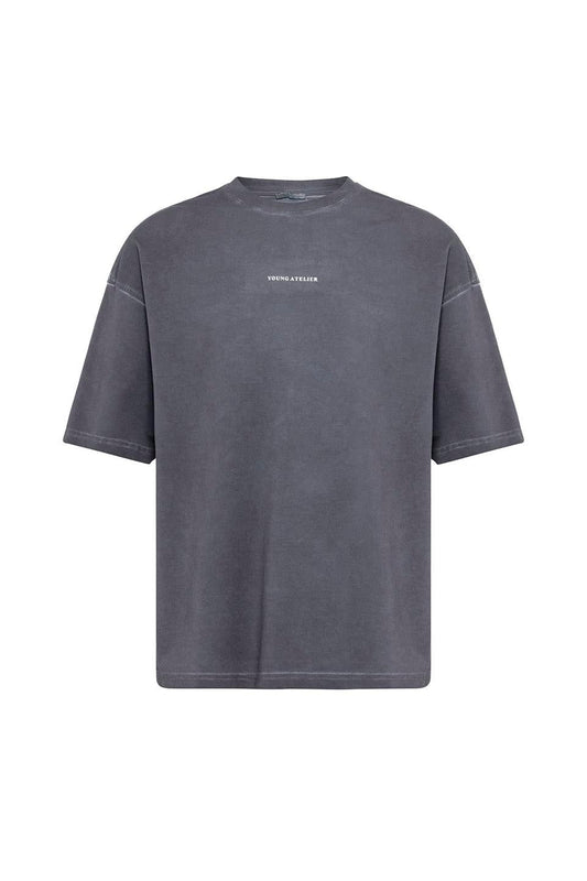 Oversized T-Shirt (Machine Washable) - Black