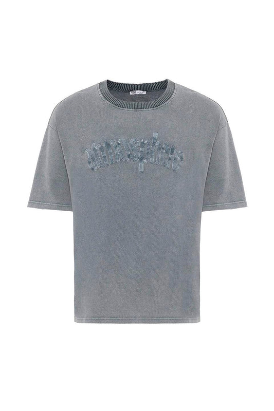 Oversized Printed Knit T-Shirt (Machine Washable)