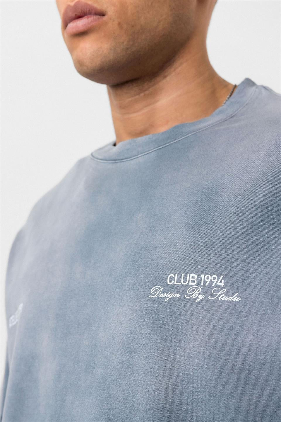 Oversized T-Shirt with Washed Finish V70-59