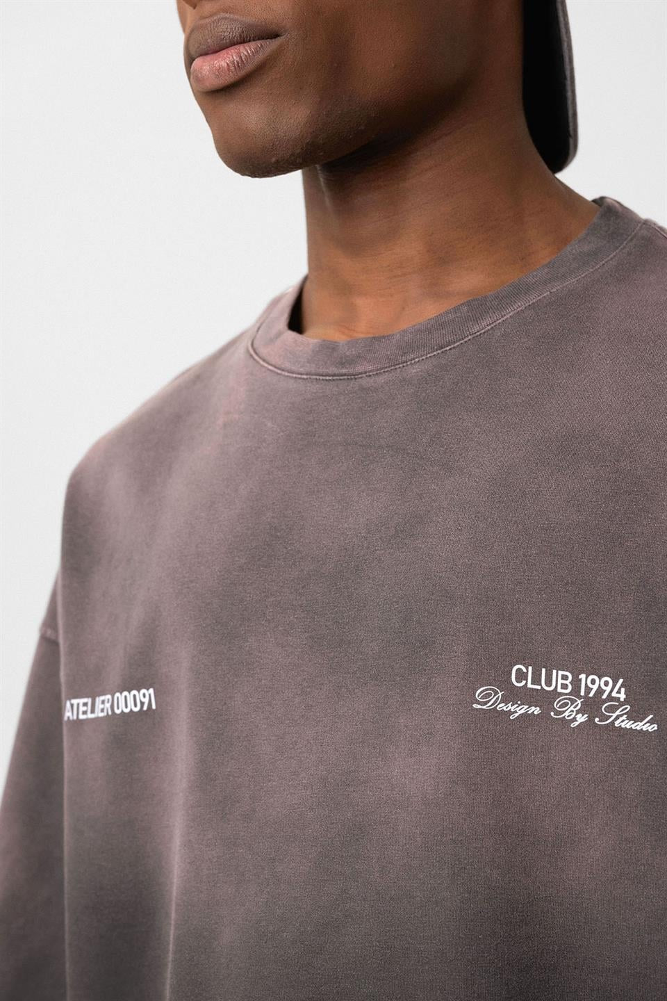 Oversized T-Shirt with Washed Finish V70-59