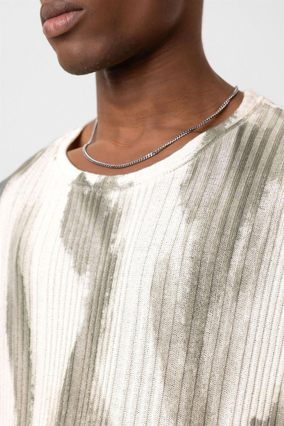 Oversized Knit T-Shirt (Machine Washable)