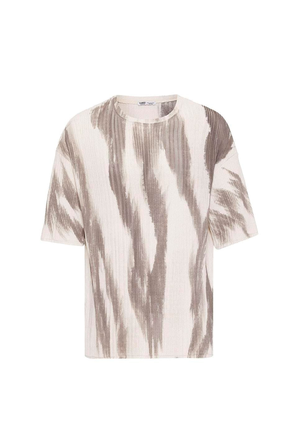 Oversized Knit T-Shirt (Machine Washable)