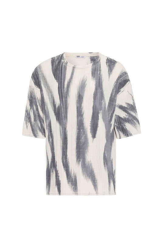 Oversized Knit T-Shirt (Machine Washable)
