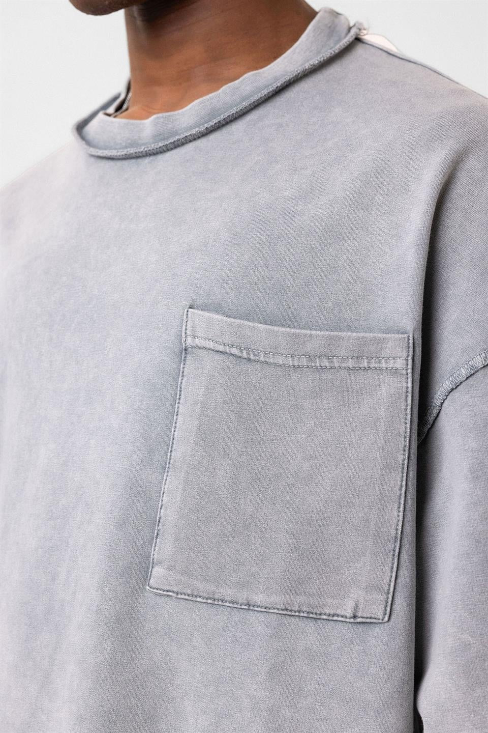 Oversized T-Shirt with Pockets (Machine Washable)