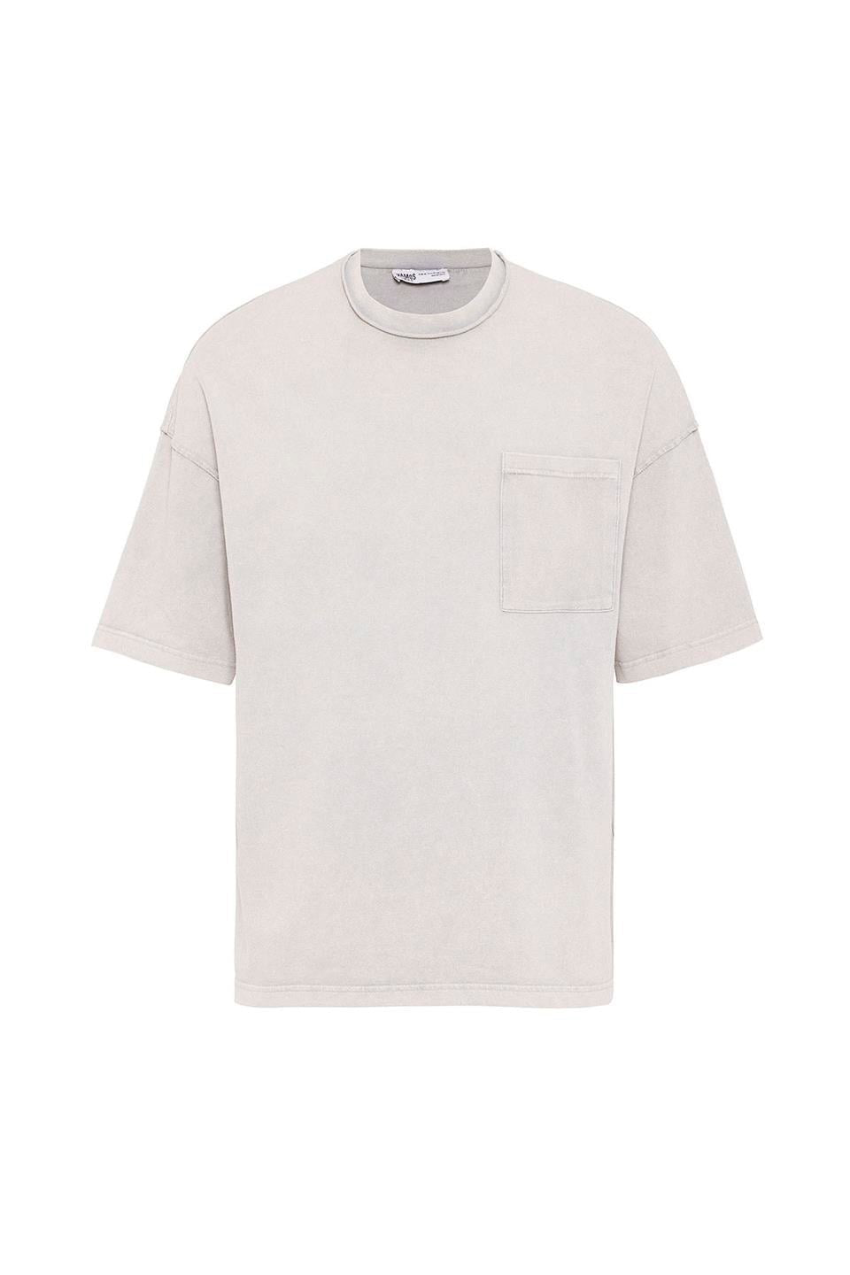 Oversized T-Shirt with Pockets (Machine Washable)