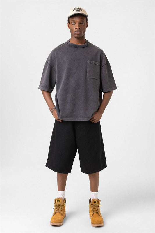 Oversized T-Shirt with Pockets (Machine Washable)