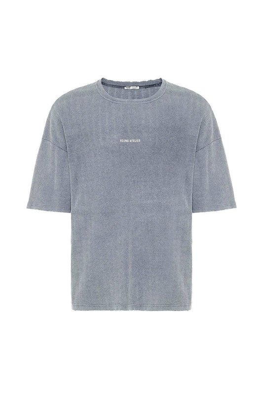 Oversized Knit T-Shirt (Machine Washable)