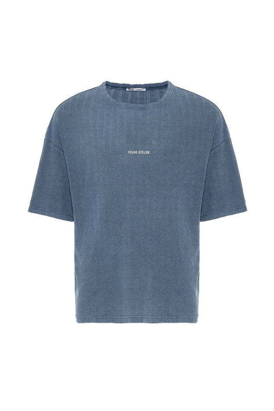 Oversized Knit T-Shirt (Machine Washable)