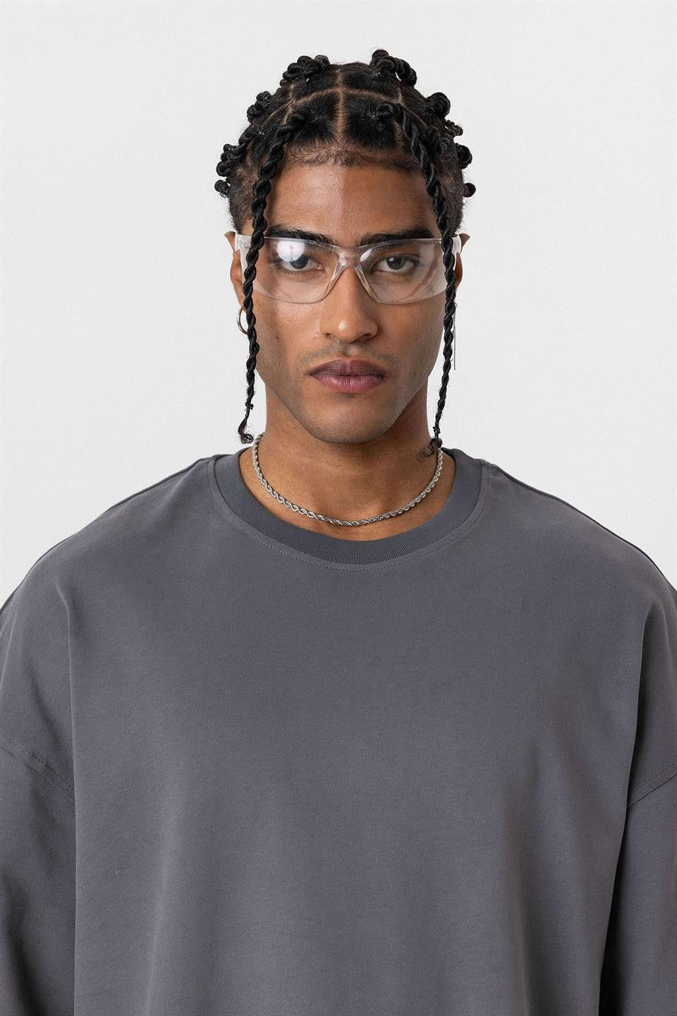 Basic Oversized Crew-Neck T-Shirt