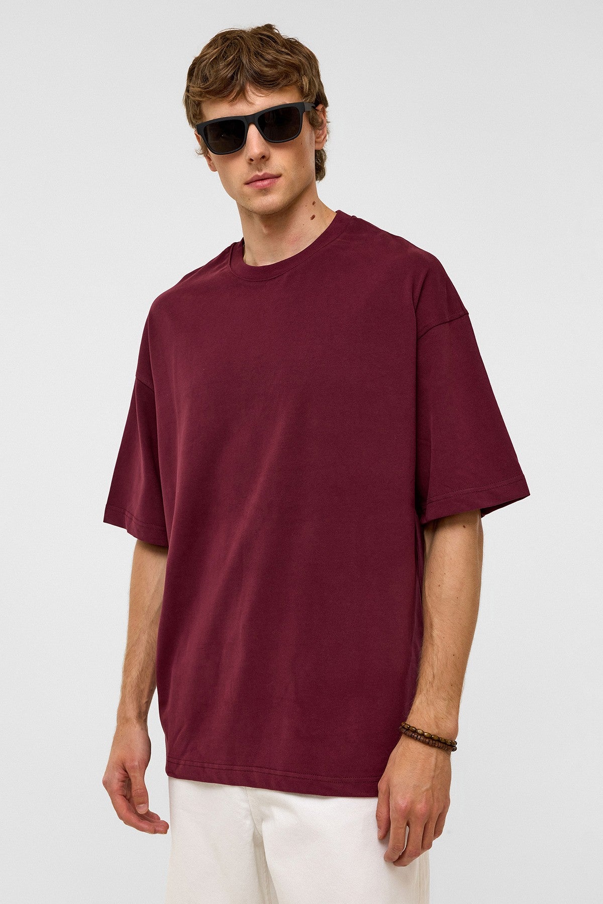 Basic Oversized Crew-Neck T-Shirt