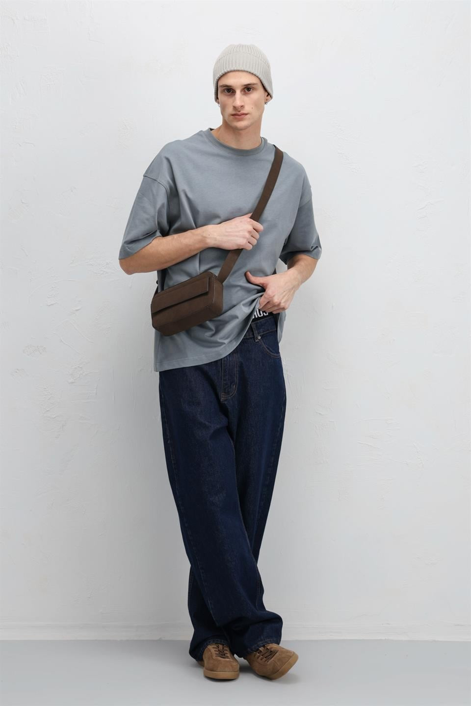 Basic Oversized Crew-Neck T-Shirt