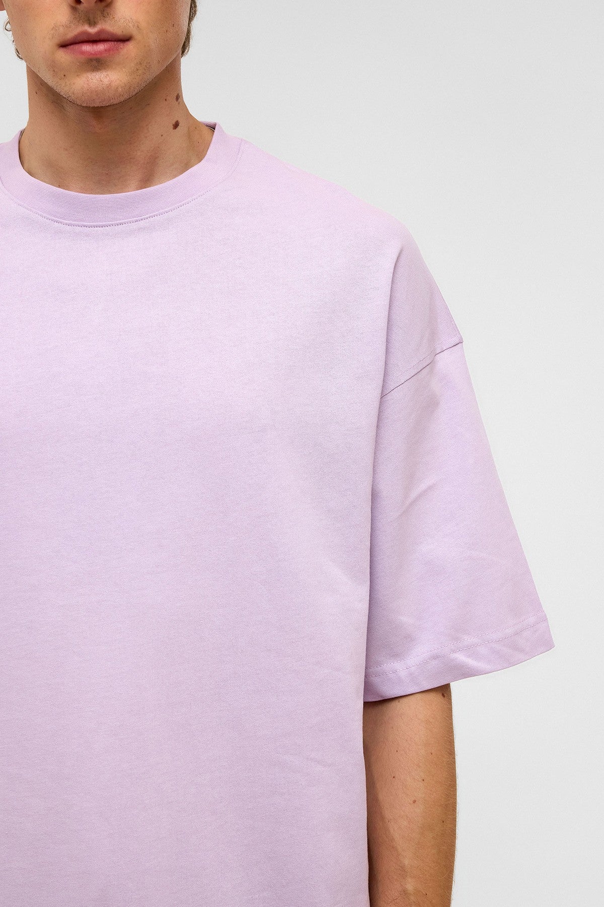 Basic Oversized Crew-Neck T-Shirt