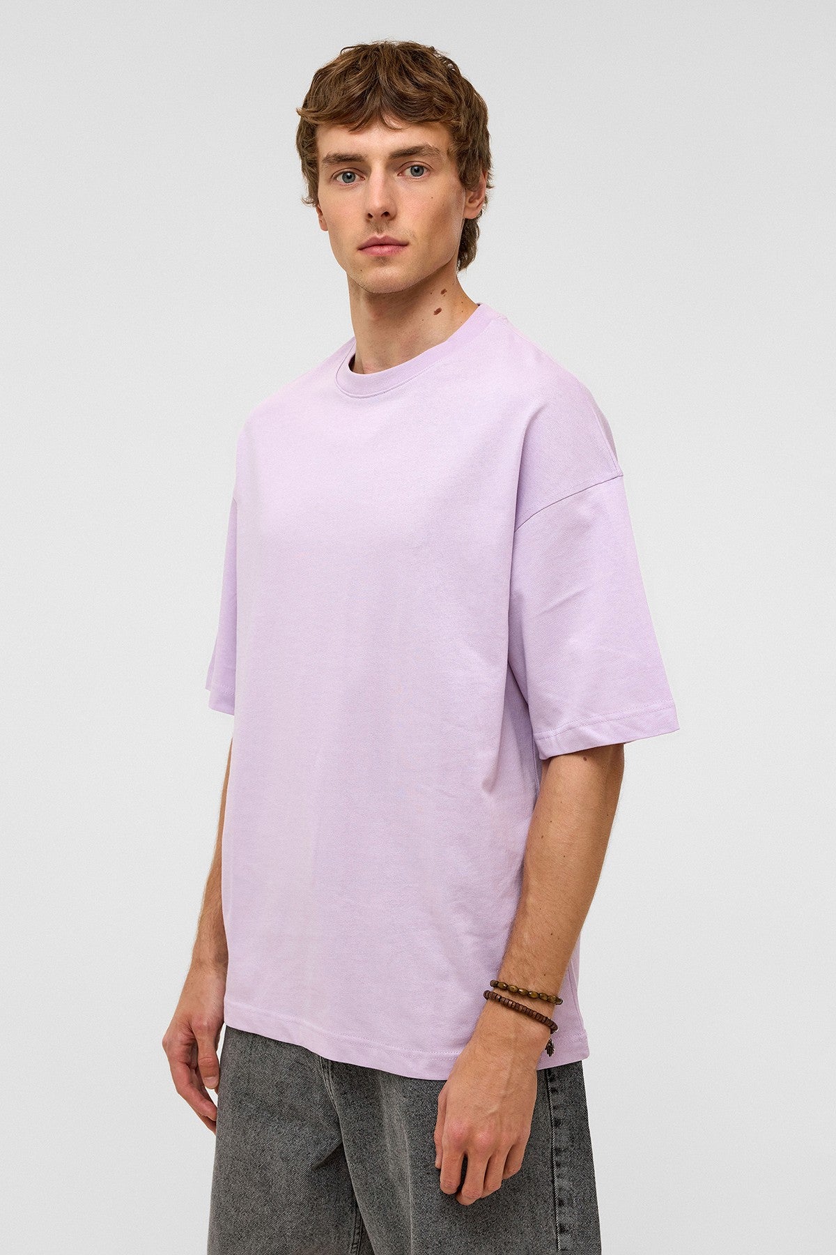 Basic Oversized Crew-Neck T-Shirt