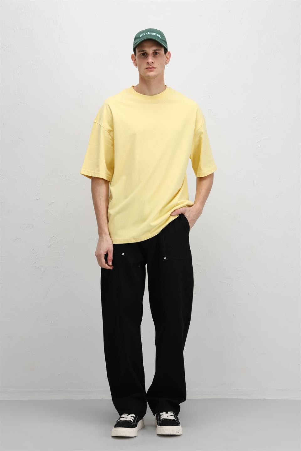Basic Oversized Crew-Neck T-Shirt