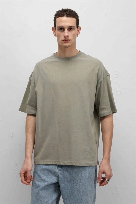 Basic Oversized Crew-Neck T-Shirt