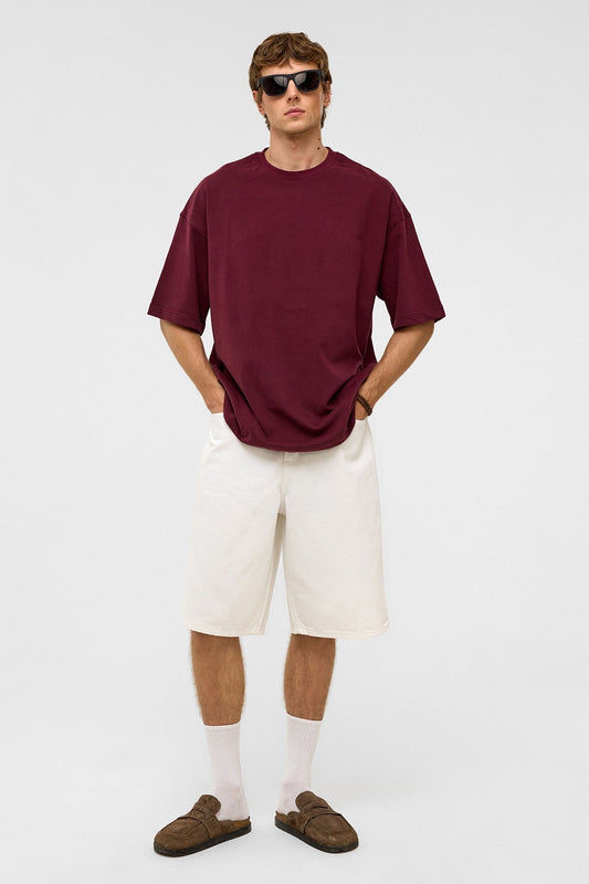Basic Oversized Crew-Neck T-Shirt