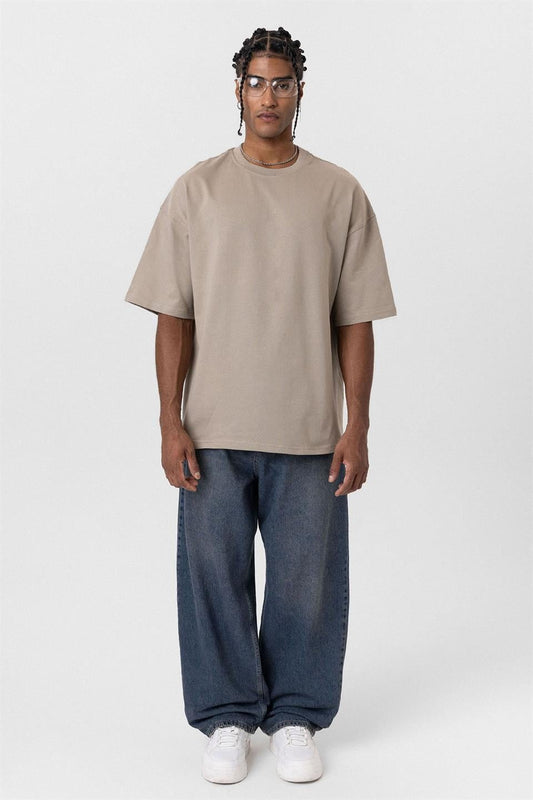 Basic Oversized Crew-Neck T-Shirt