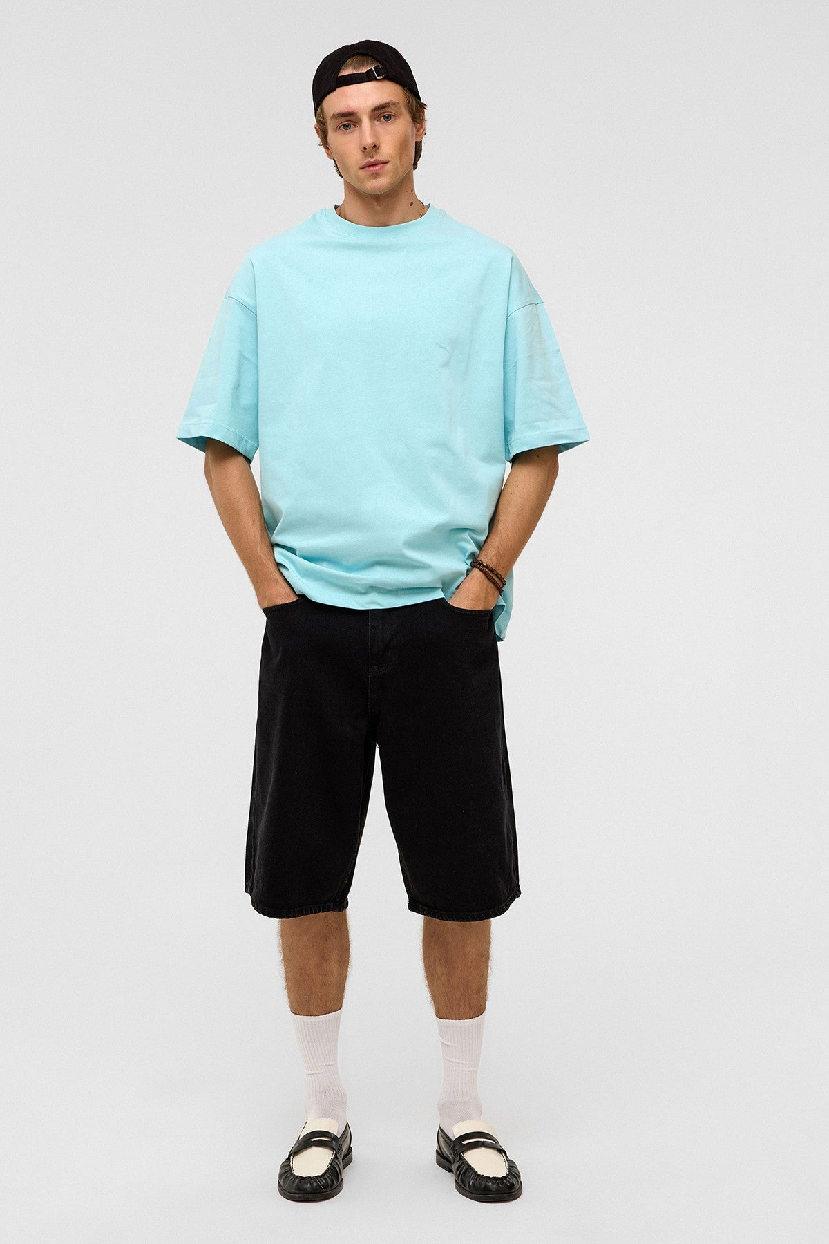 Basic Oversized Crew-Neck T-Shirt