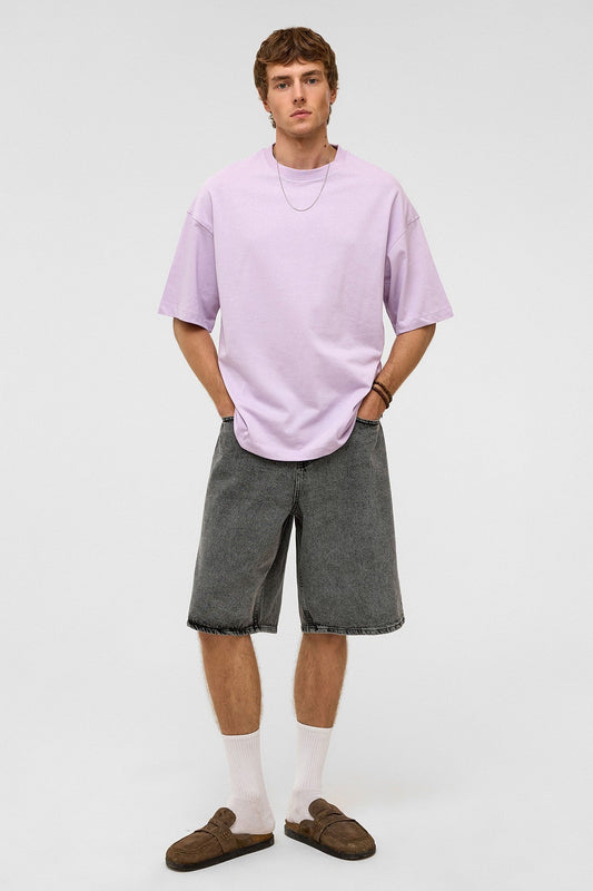 Basic Oversized Crew-Neck T-Shirt