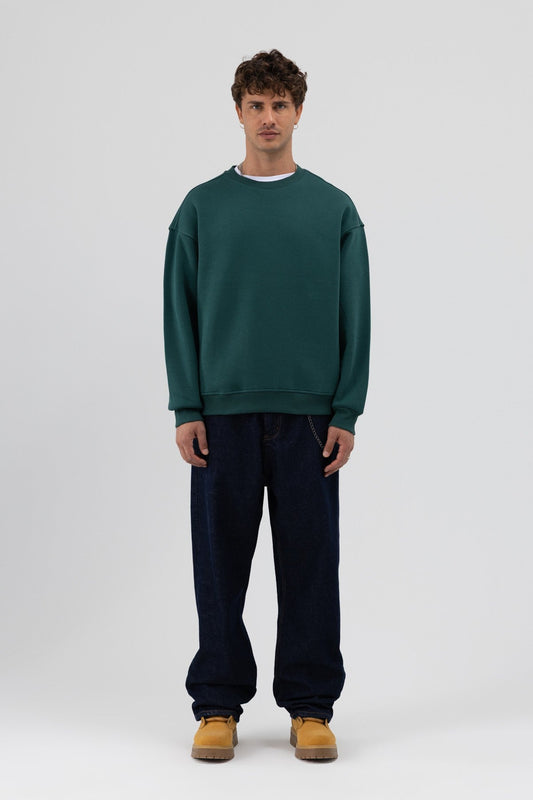 Basic Crew Neck Oversized Sweatshirt