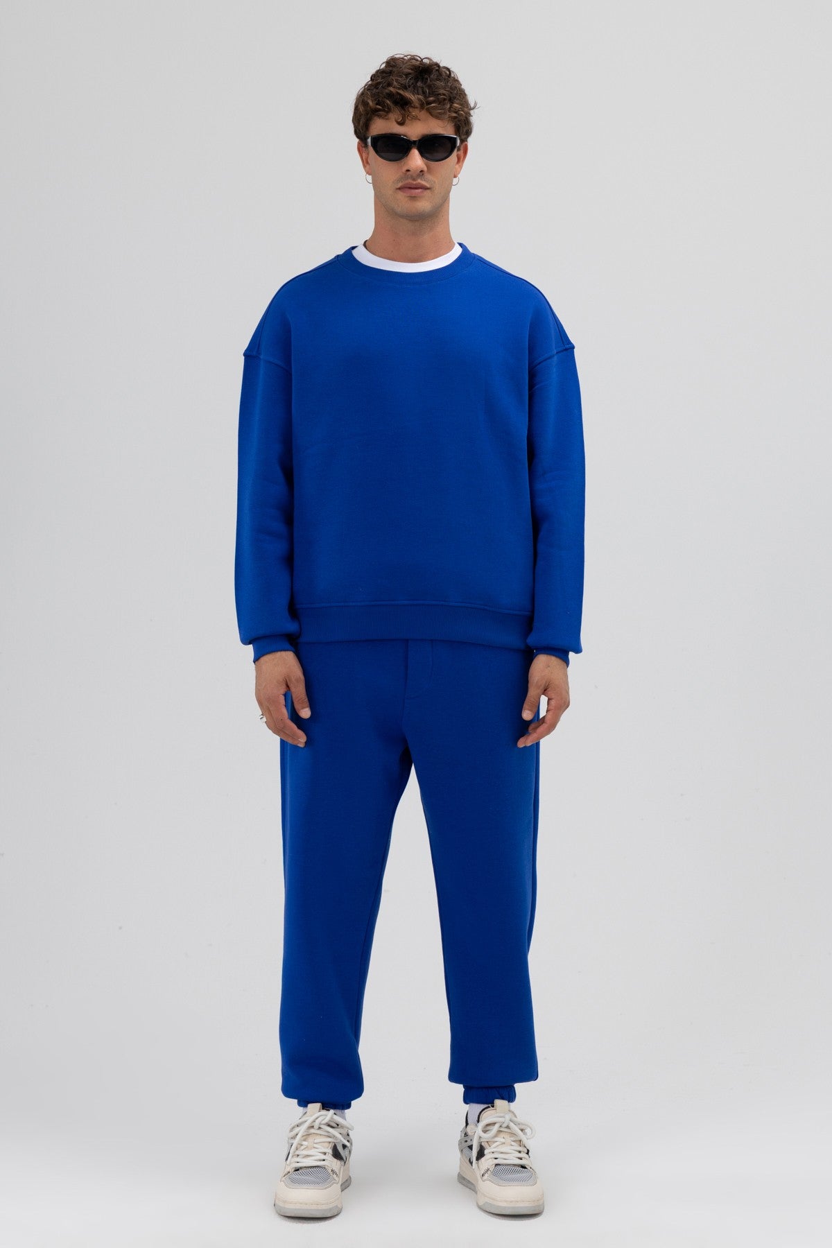 Basic Crew Neck Oversized Sweatshirt