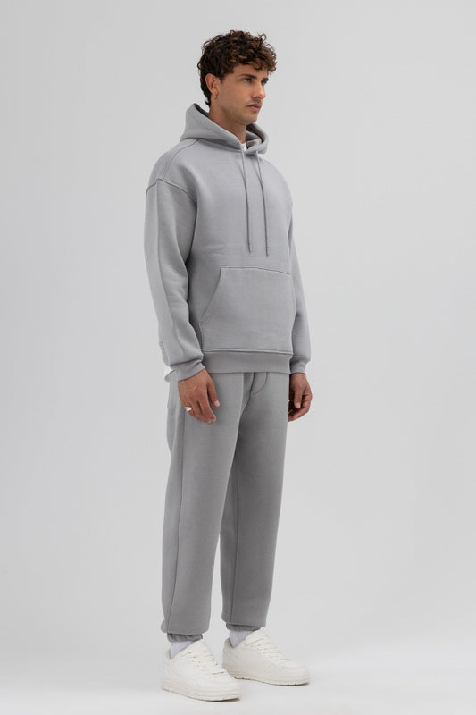 Basic Oversized Hooded Sweatshirt