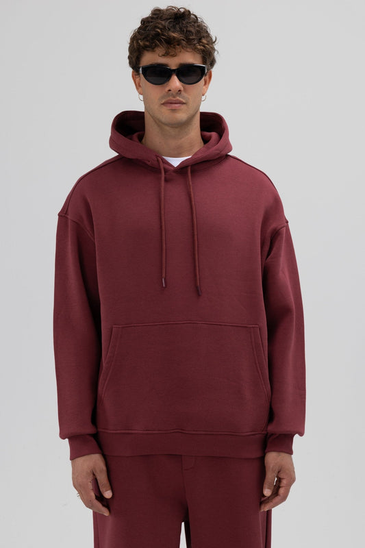 Basic Oversized Hooded Sweatshirt