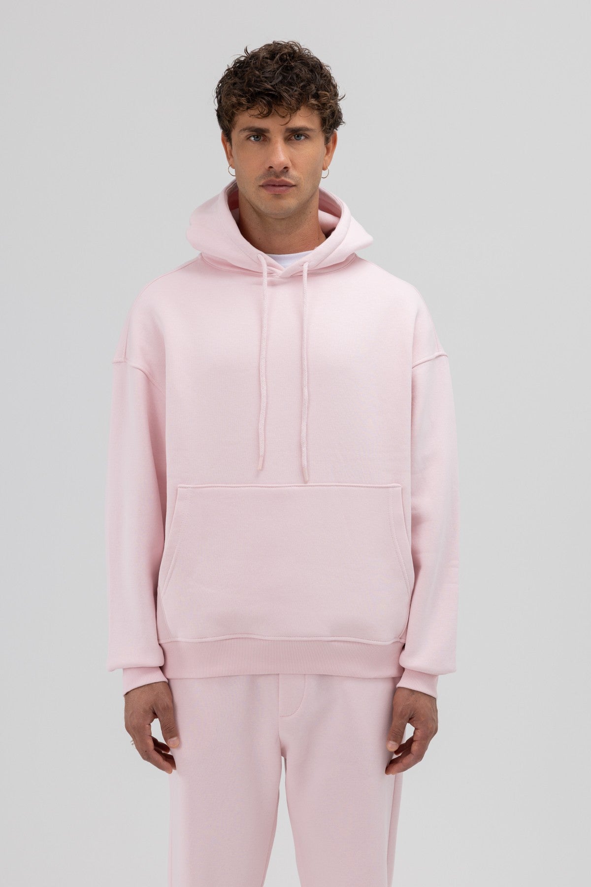 Basic Oversized Hooded Sweatshirt