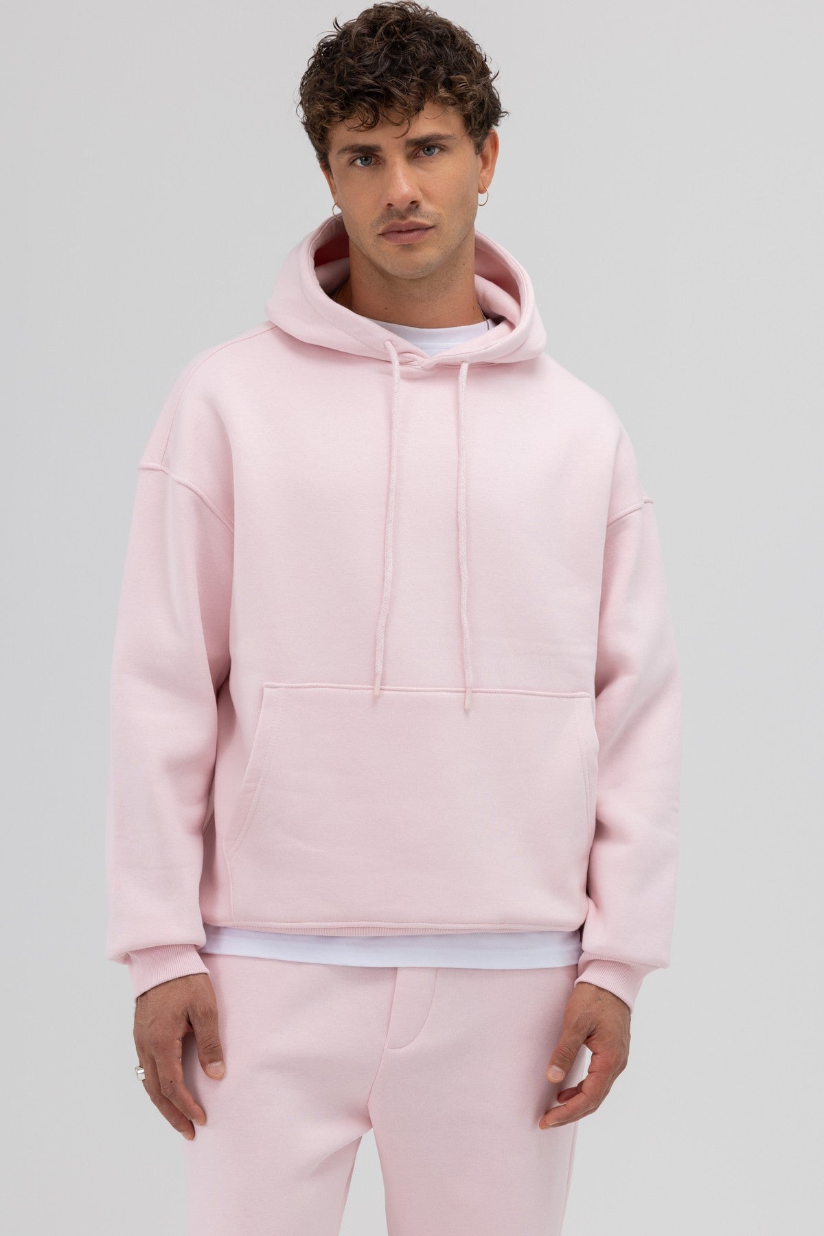 Basic Oversized Hooded Sweatshirt