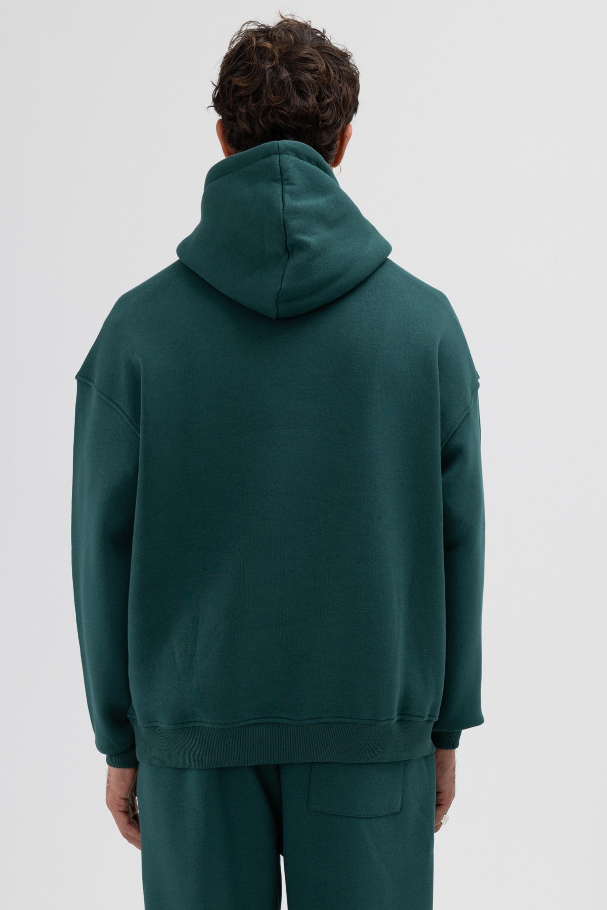 Basic Oversized Hooded Sweatshirt