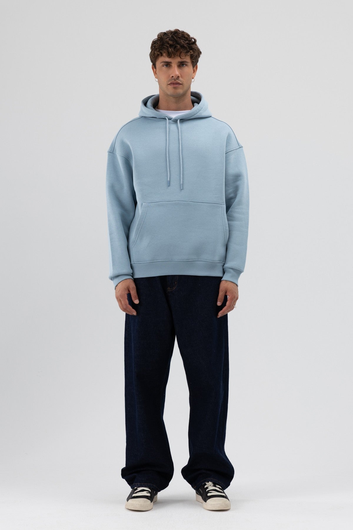 Basic Oversized Hooded Sweatshirt