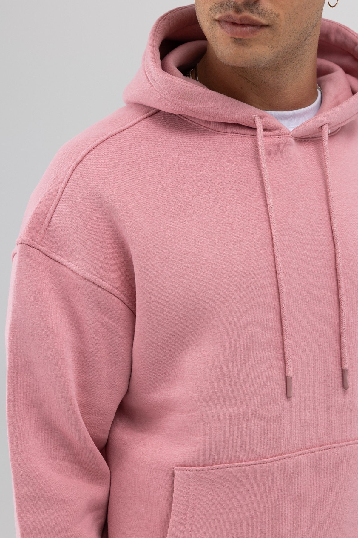 Basic Oversized Hooded Sweatshirt