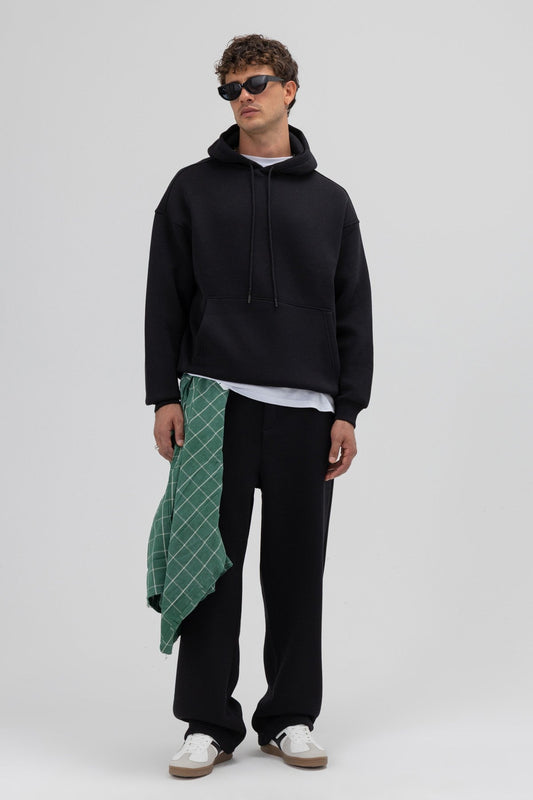 Basic Oversized Hooded Sweatshirt
