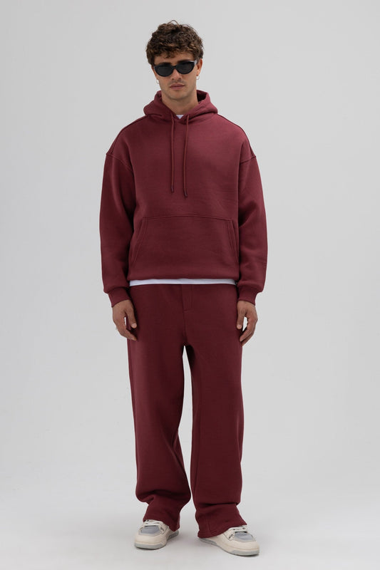 Basic Oversized Hooded Sweatshirt