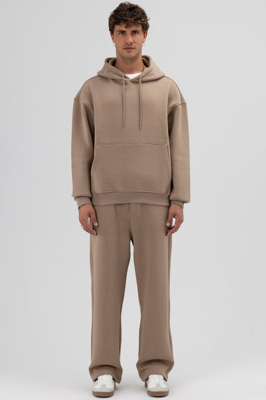 Basic Oversized Hooded Sweatshirt