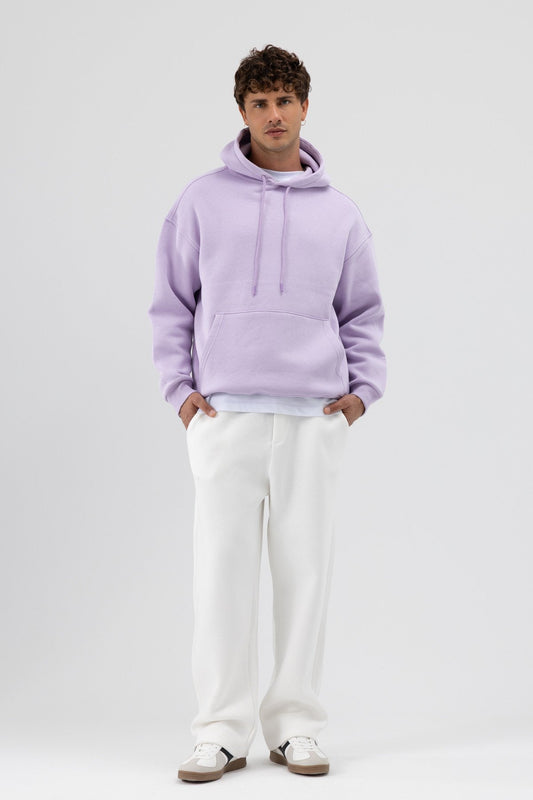 Basic Oversized Hooded Sweatshirt