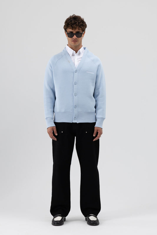 Oversized Button-Up Sweatshirt