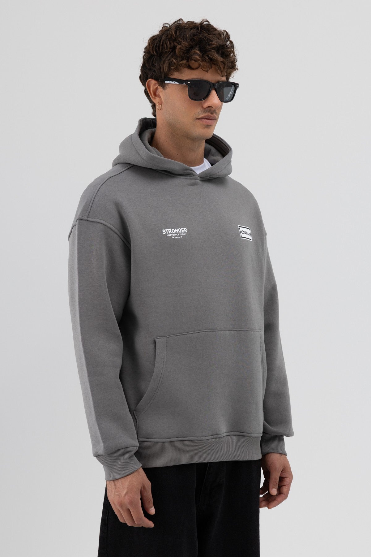 Oversized Sweatshirt with Back Print