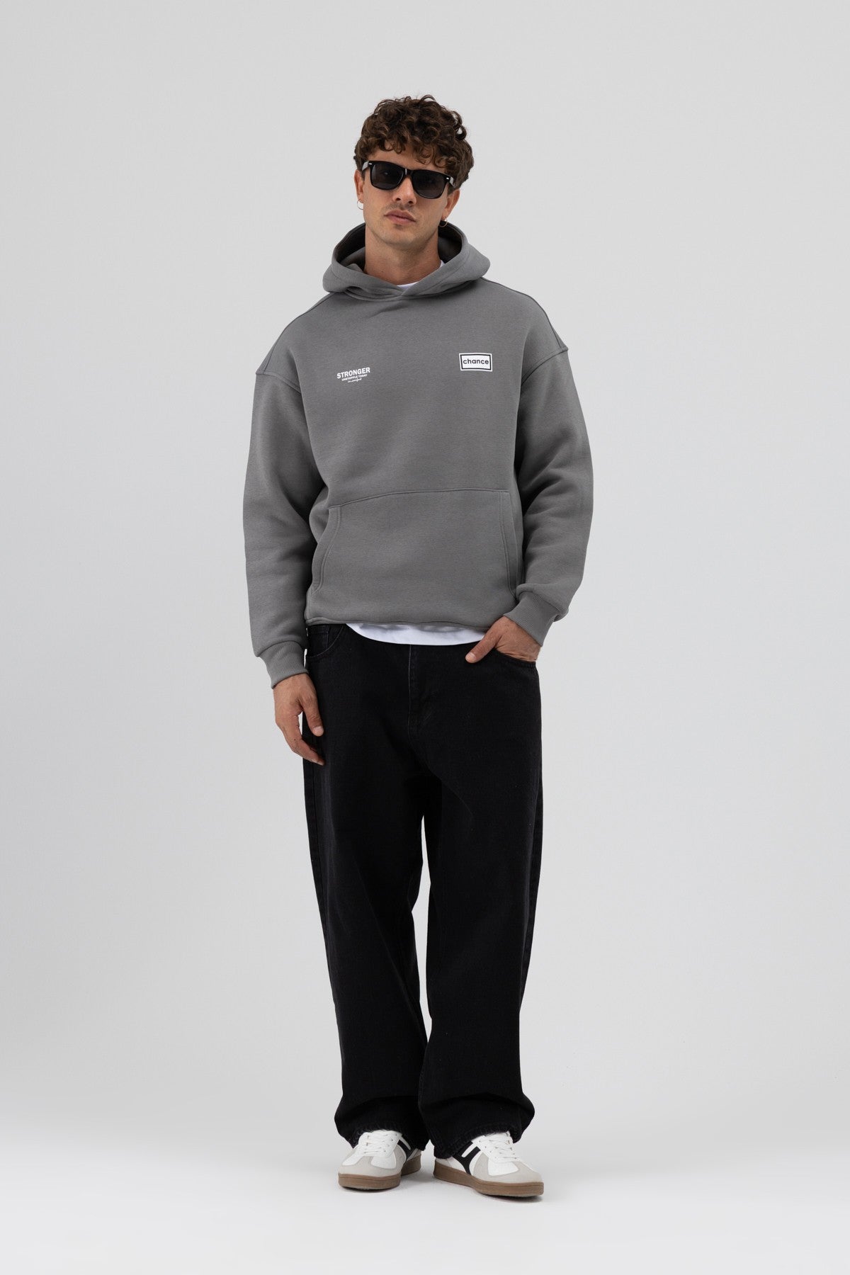 Oversized Sweatshirt with Back Print