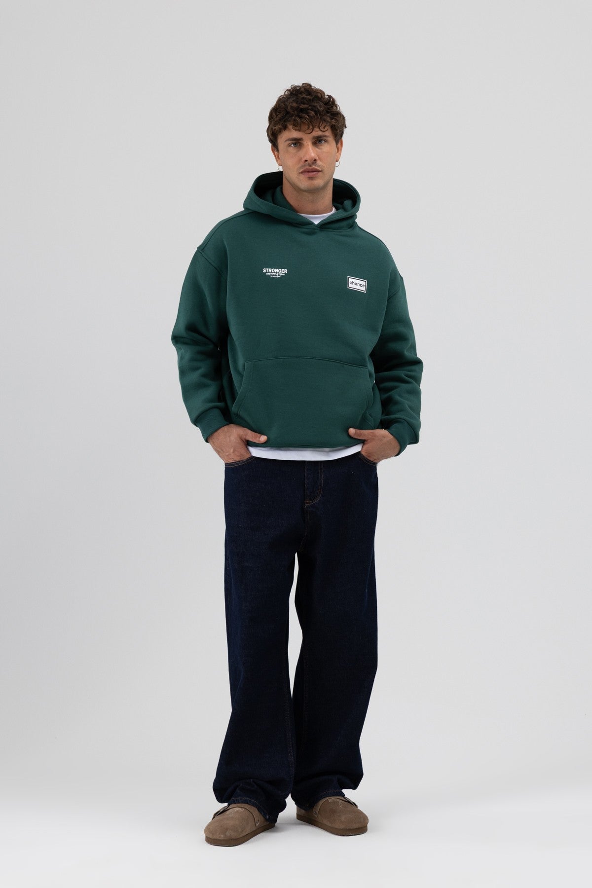 Oversized Sweatshirt with Back Print
