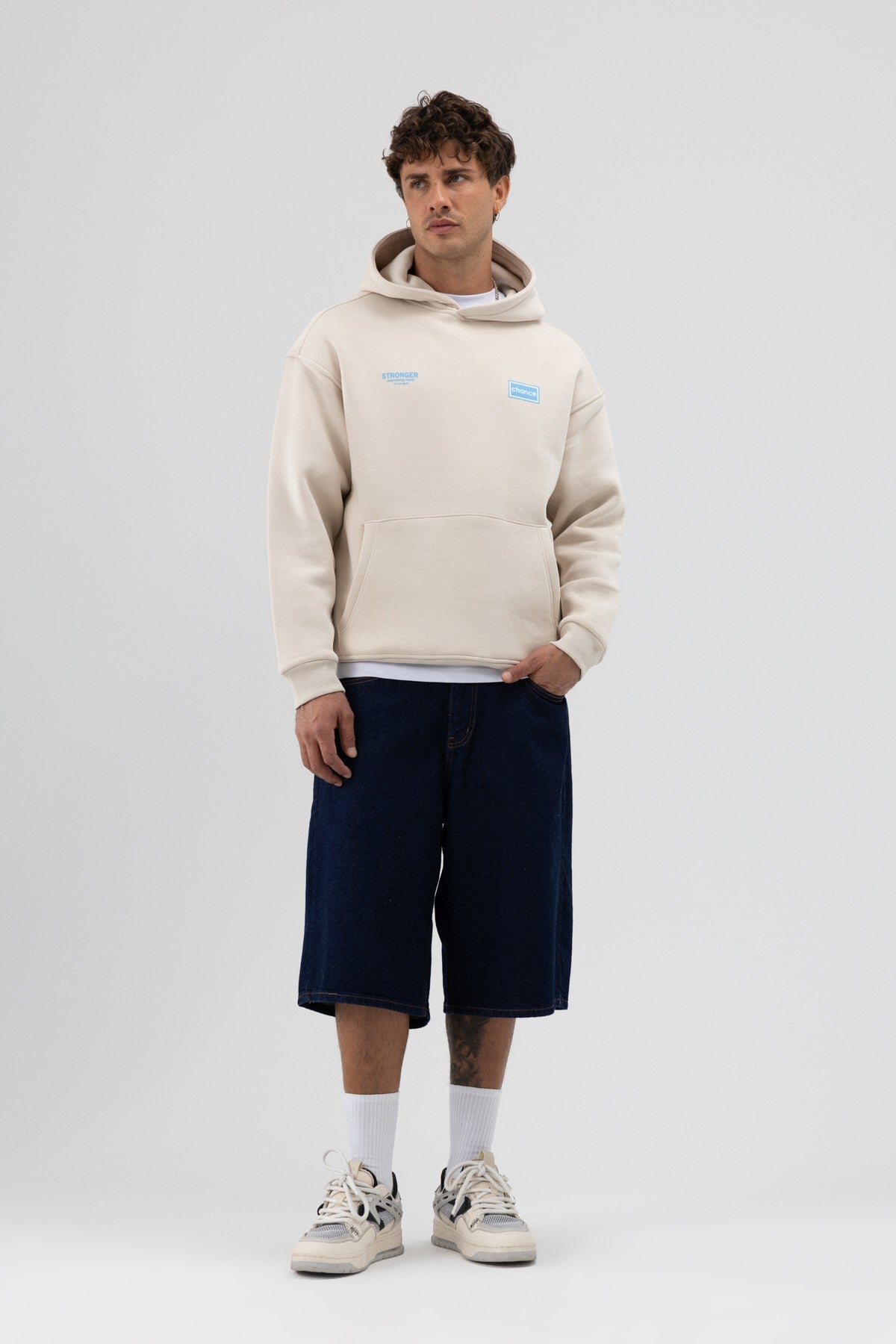 Oversized Sweatshirt with Back Print