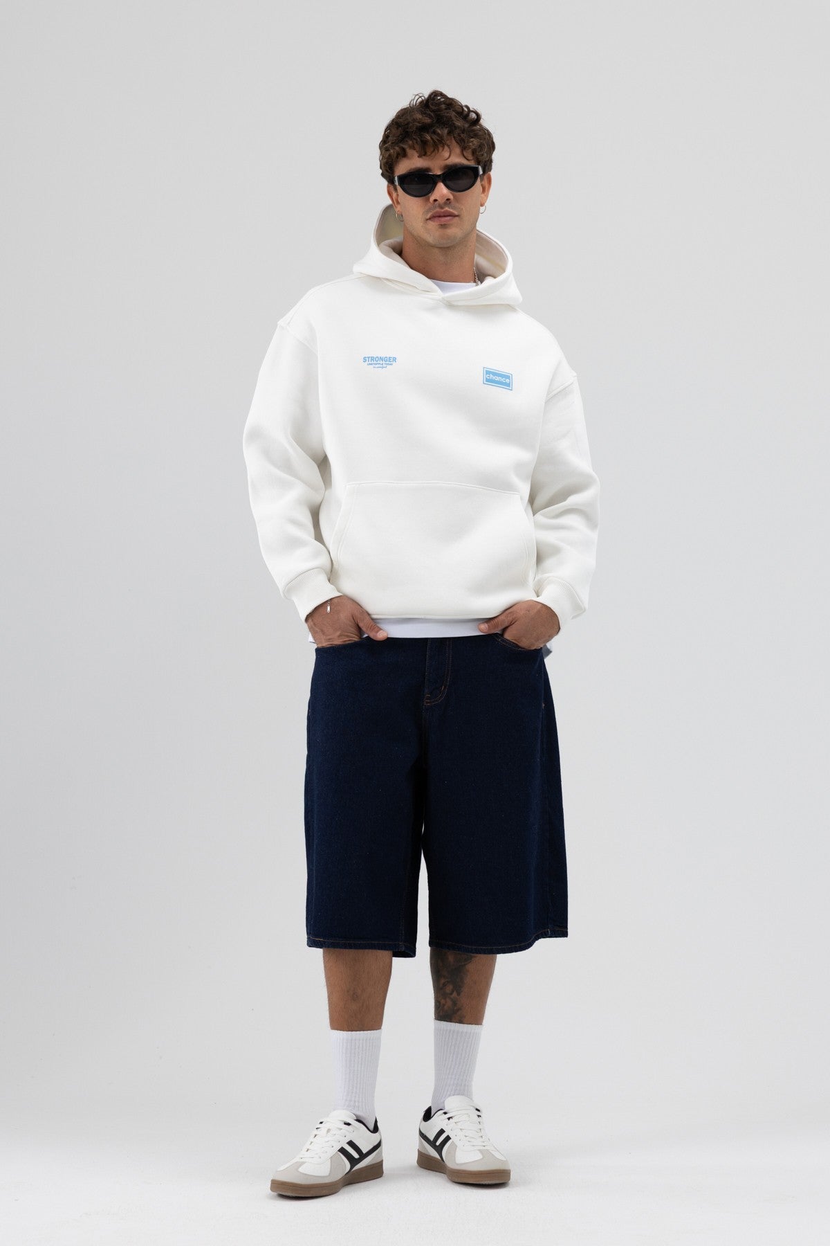 Oversized Sweatshirt with Back Print