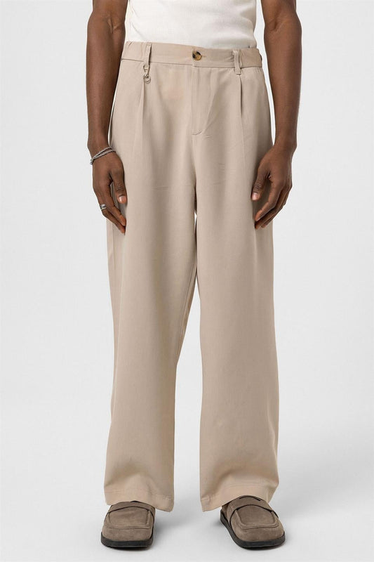 Relaxed-Fit Fabric Pants