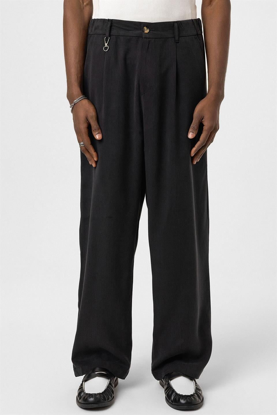 Relaxed-Fit Fabric Pants