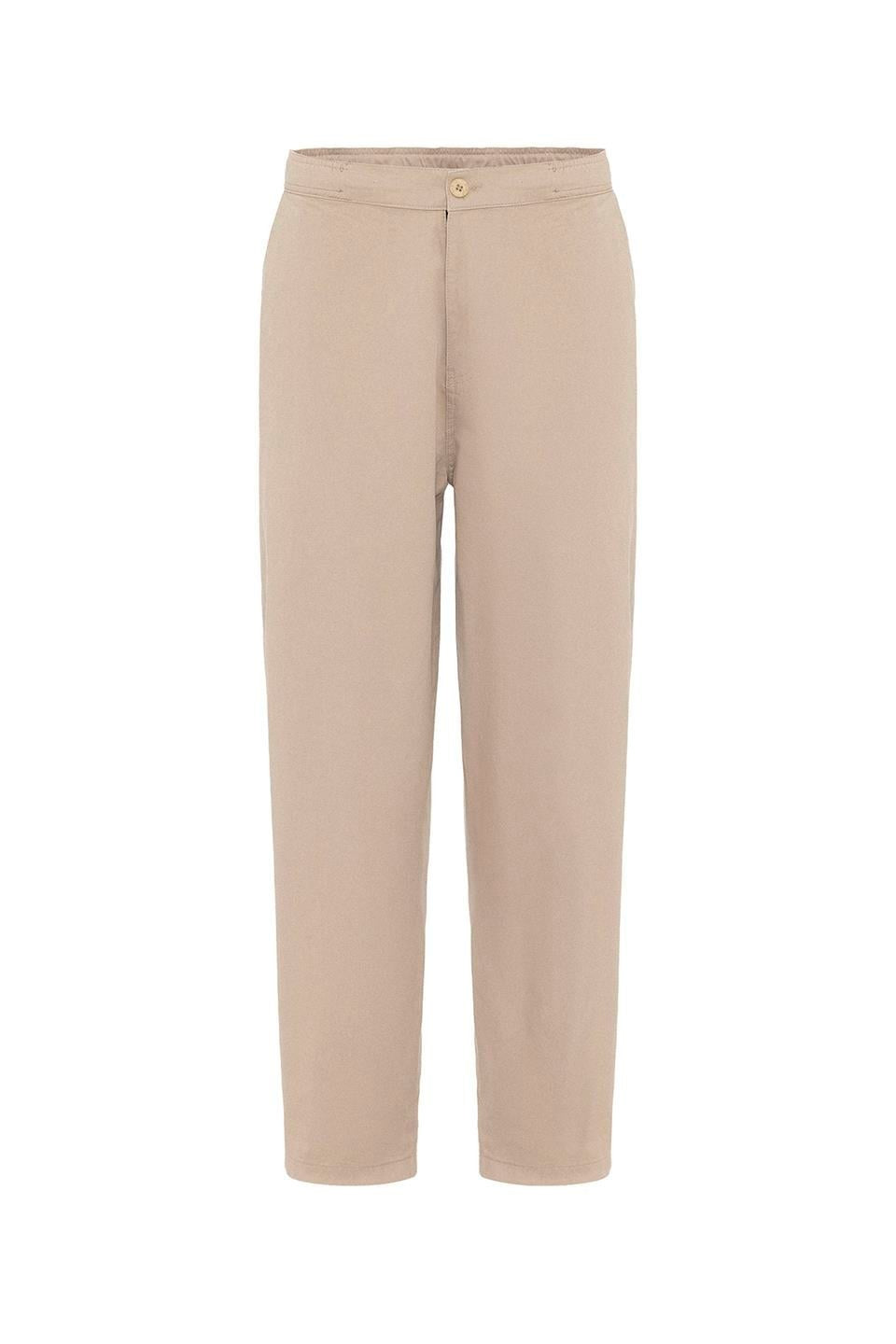 Pre-Washed Gabardine Baggy Pants