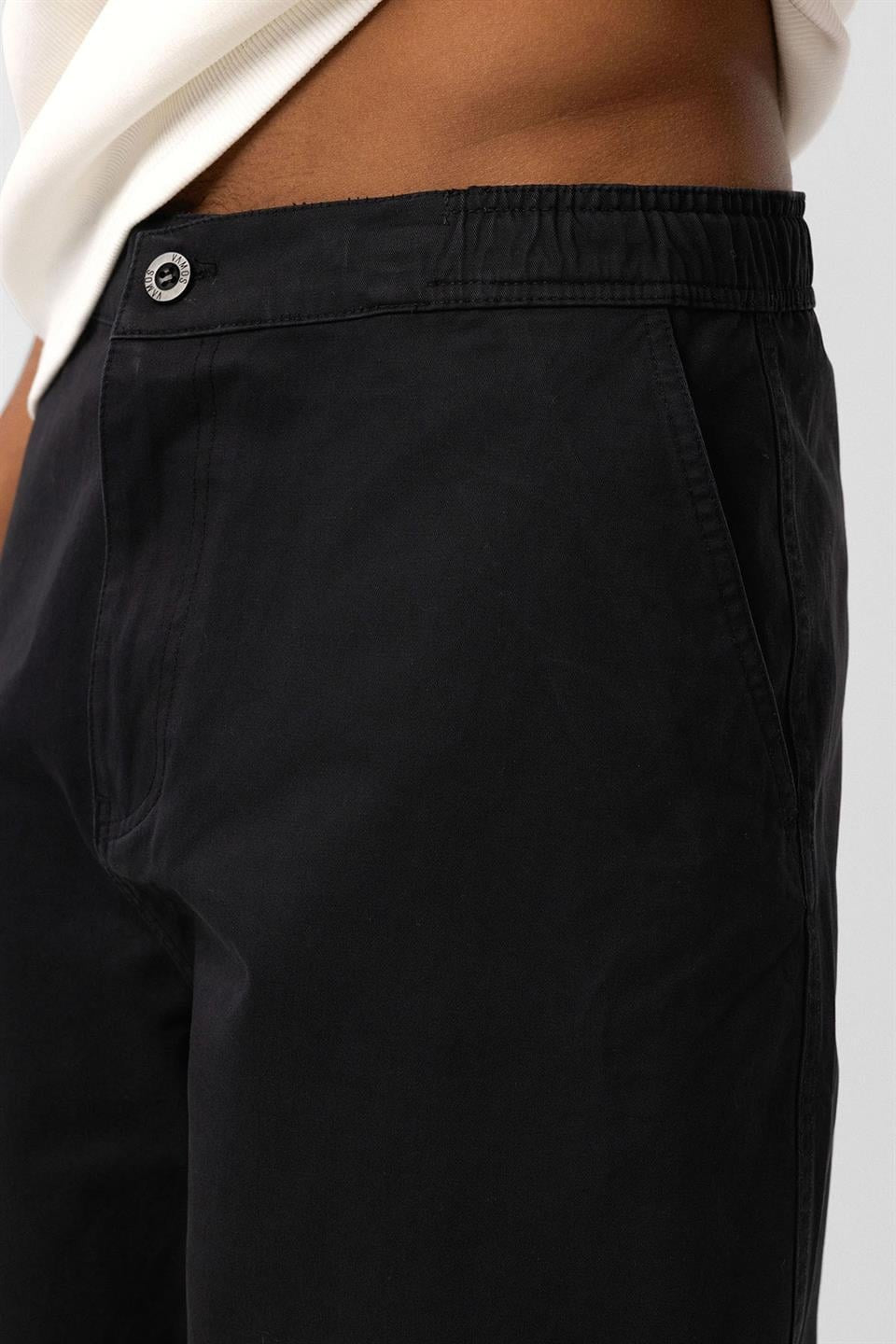 Pre-Washed Gabardine Baggy Pants