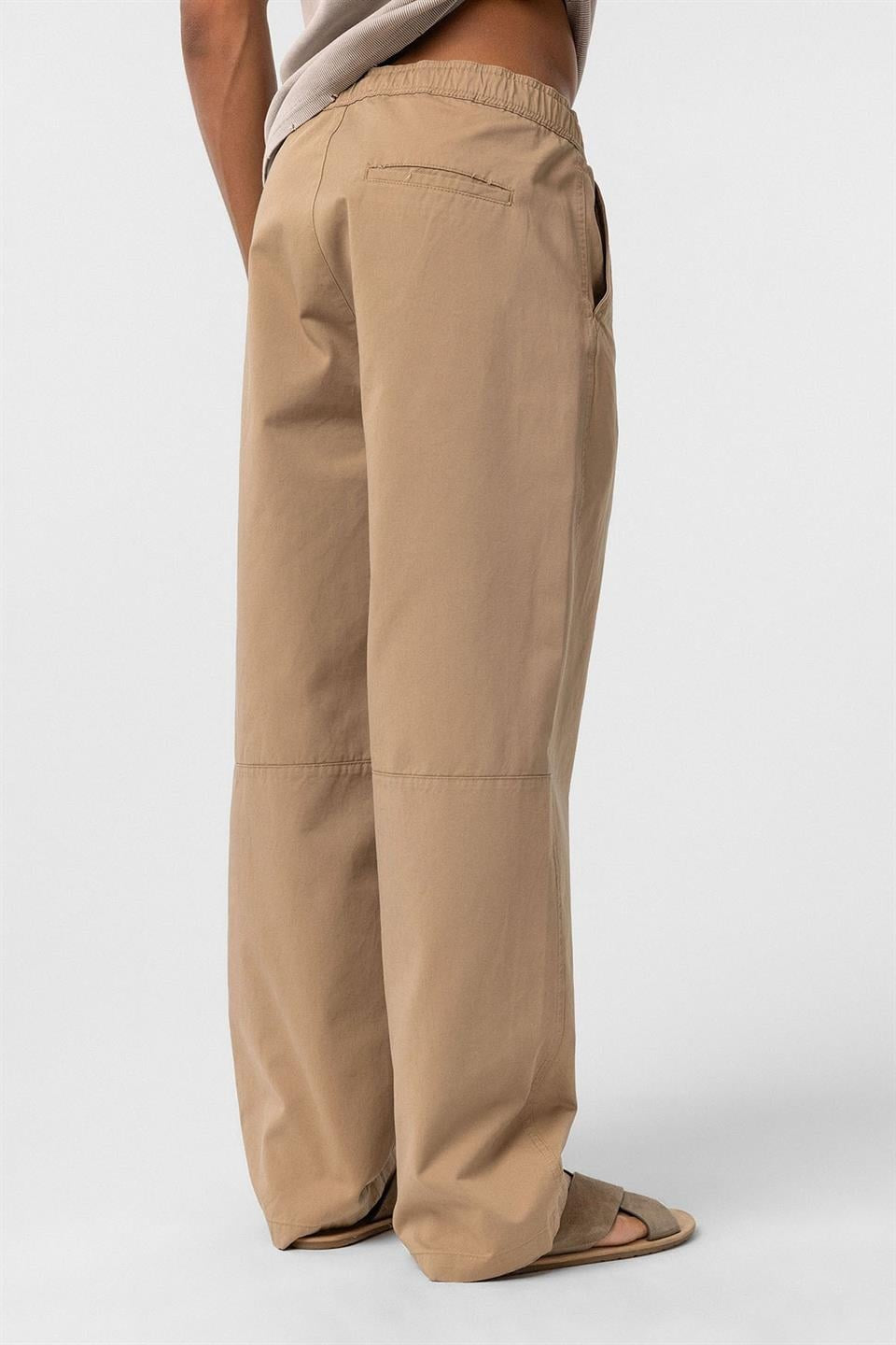 Pre-Washed Gabardine Baggy Pants