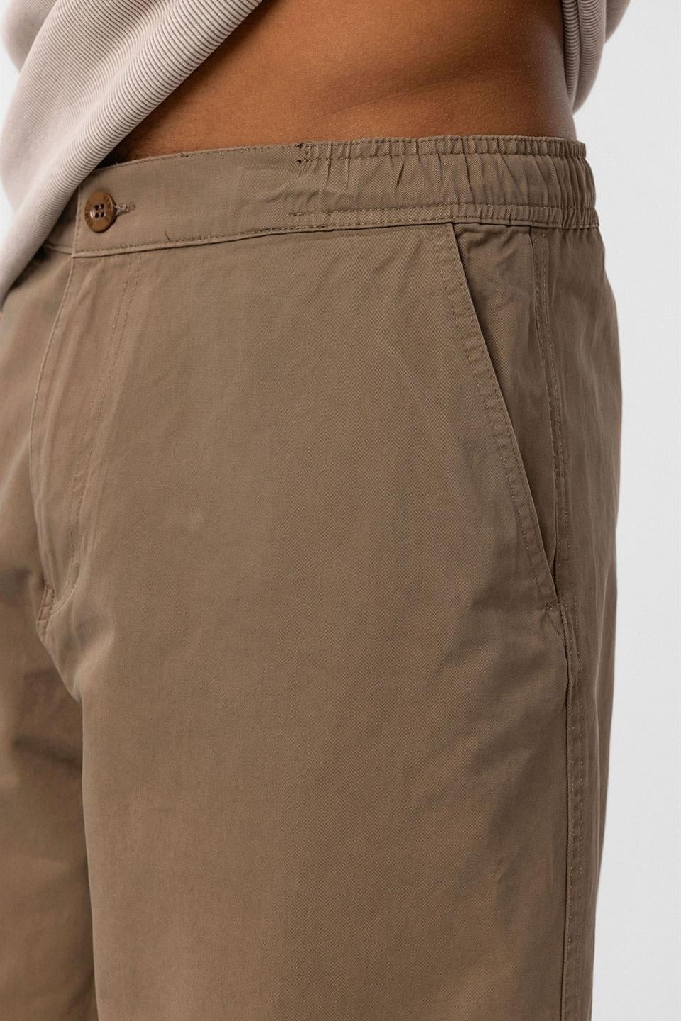 Pre-Washed Gabardine Baggy Pants