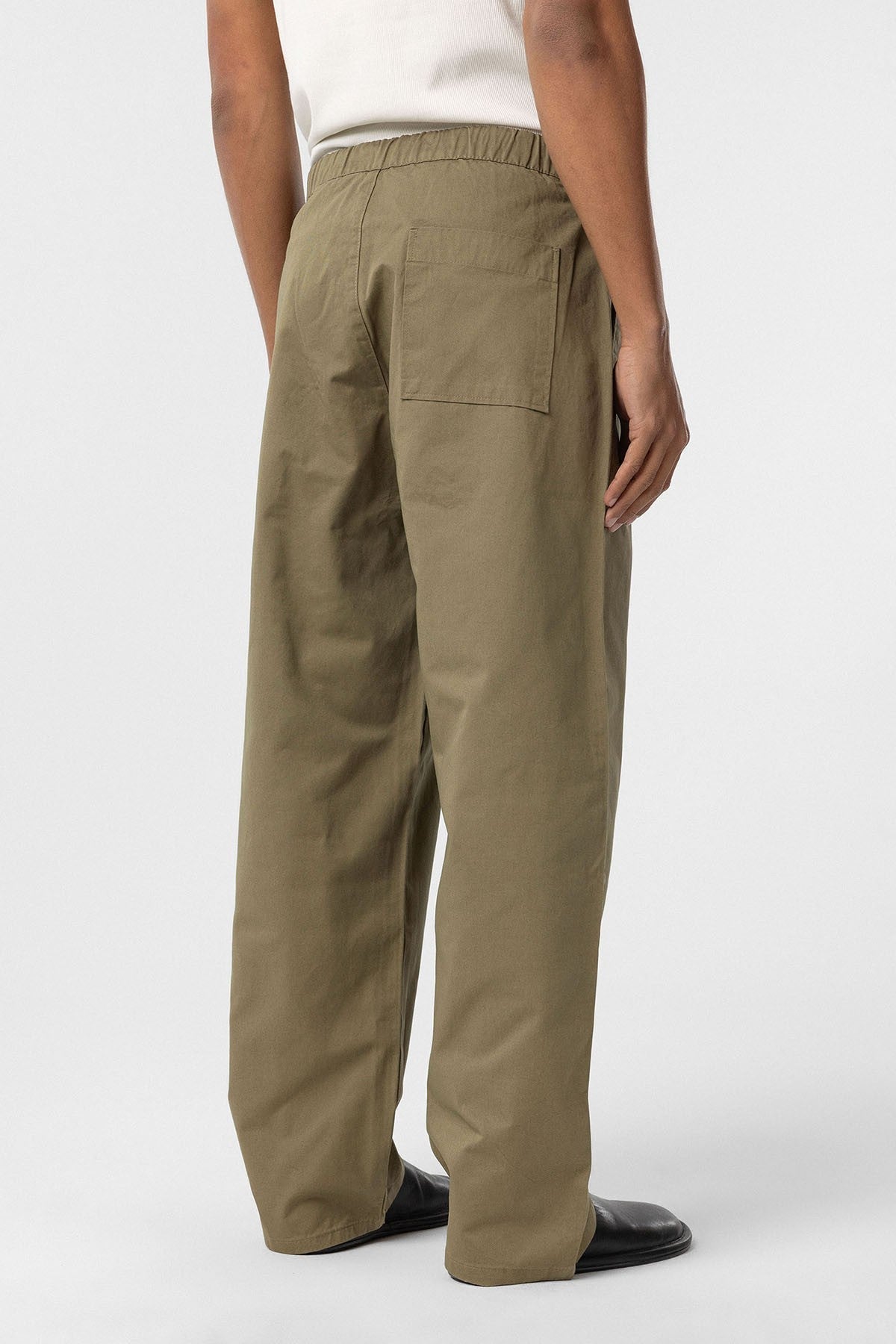 Baggy-Fit Gabardine Pants